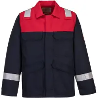 Portwest Arbeitsjacke Flammhemmend FR55" Bizflame Plus - Marine M"