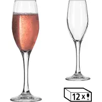 Libbey Sektglas "Libbey Gläser-Set -PERCEPTION-, 12er Set", (Set, 12 tlg.), 170 ml, hochwertig verarbeitet, im modernen Design