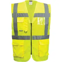 Portwest Mesh Warnweste Executive MADRID, Kl. 1 C496 , 1 Stück, Größe: 4XL