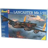 Revell Avro Lancaster Mk.I/III, Fixed-wing aircraft model, Montagesatz, 1:72, Avro Lancaster Mk.I/II, Kunststoff, Second World War