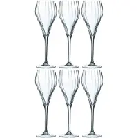 Chef & sommelier Gläsersatz Symetrie 6 Stück Glas 160 ml