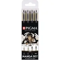 Sakura Pigma Sepia Manga 4er-Set
