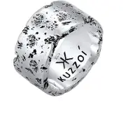 KUZZOI Ring Herren Bandring Rustikal Robuster Look 925 Silber Kuzzoi Silber