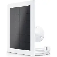 Arlo Solarpanel weiß, wetterfest, kompatibel mit Essential 2/XL Gen 2 Überwachungskameras, 24/7 Ladefunktion für Außenbereich
