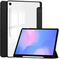 IMoshion Trifold Hardcase Klapphülle für das Samsung Galaxy Tab S10 FE Plus - Schwarz