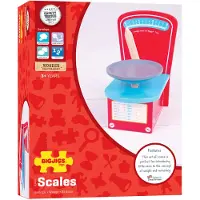 Bigjigs Holzwaage Balance Spielzeug - Lernspielzeug für Kinder