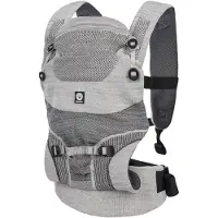 Dooky Terra Nova Stretch-Strick-Babytrage Grau