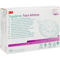 PDM to be maintained Tegaderm Foam Adhesive 6,9x7,6 cm oval 90614 10 St Verband