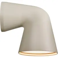 Nordlux Front Single Außenwandleuchte Sanded - , Beige, für Terrasse, Aluminium