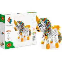 Alexander Toys ORIGAMI 3D – Unicorn, Origami-Set für Kinder, 8 Jahr(e), Papier, Mehrfarbig, 656 Stück(e)