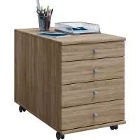 VCM Holz Büroschrank Rollcontainer Lona mit Schublade