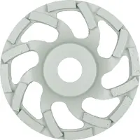 Klingspor DS 600 S Diamantschleifteller, 125 x 7,2 x 22,23 mm 16 Segmente 7,2 x 5,5 mm, Spezialgeometrie