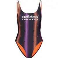 Adidas Badeanzug, einteilig, Rückenteil in U-Form, Damen Tiro