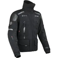 Dane Elec Bornholm Pro Schwarz Wasserdichte Textiljacke Größe 2XL