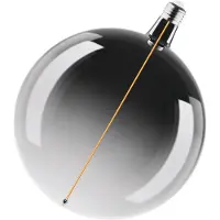 Osram Vintage 1906 Big Globe ist eine dimmbare, dekorative Lampe mit LED-Glüwendel-Magnet-Technologie. Sie bietet 4.8 W für 100 lm, E27 Fassung, Smoke Glas, 200 mm Durchmesser, Farbwiedergabe CRI 80.