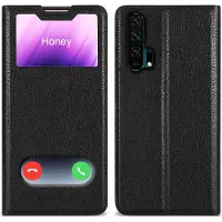 Cadorabo Book Hülle mit Doppelfenster für Honor 20 PRO