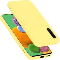 Cadorabo TPU Liquid Silicone Case Hülle für Samsung Galaxy A90 5G