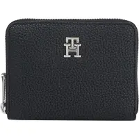 Tommy Hilfiger kleine Damenbrieftasche mit Logo Artikel AW0AW15276 cm 13x10x2 (ungefähr), UNICA - ONE SIZE, Poliuretano 100% Größe: UNI