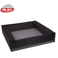 Nordic Play Netz Sandkasten 150x150 , Schwarz