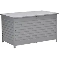 Garden Impressions Kissenbox »Cambridge«, 170 x 97 x 97,5 cm (B x H x T), Aluminium, taupe - grau