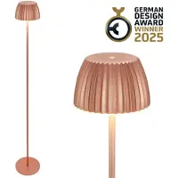 Briloner LED Stehlampe kabellos LED Stehleuchte Standleuchte Akku Wohnzimmer dimmbar