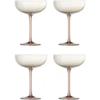 Bloomingville Aston Cocktailglas, Bronze, Glas 4 Stk