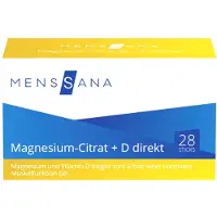 MensSana Magnesiumcitrat+d Direkt Pulver 28 St