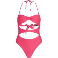 Karl Lagerfeld Karl Rib Rio Swimsuit Black Größe: L | Badeanzüge Outlet | Damen | Schwarz