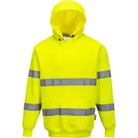 Portwest Warnschutz Kapuzen- Sweatshirt Gelb XXL