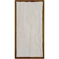 Home67 Wanddekoration Devin Natural - Hängende Wolle 40 x 80 cm