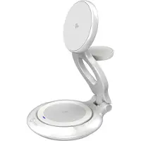 J5CREATE - Qi2 3-In-1 Magnetic Foldable Wireless Charging Station