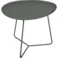 Fermob COCOTTE niedriger Tisch mit abnehmbarer Platte aus Aluminium 55x44,5 cm