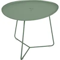 Fermob COCOTTE niedriger Tisch mit abnehmbarer Platte aus Aluminium 55x44,5 cm