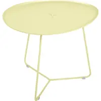 Fermob COCOTTE niedriger Tisch mit abnehmbarer Platte aus Aluminium 55x44,5 cm
