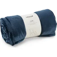 Lafuma Mobilier - Flocon Throw Relax - Decke Gr 172 x 180 cm blau