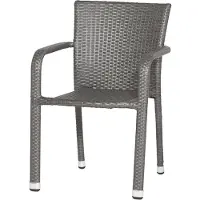 Gardamo Minas Stapelsessel Gestell Aluminium