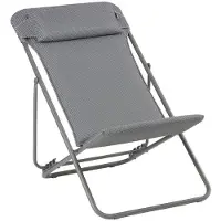 Lafuma Maxi Transat Liegestuhl Stahl/BeComfort