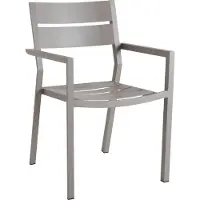 Brafab Delia Gartenstuhl mit Armlehne Aluminium pulverbeschichtet