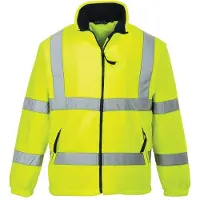 Portwest HI VIS MESH LINED FLEECE Yellow L