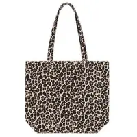 Sissy-Boy Canvas-Shopper Mit Leoprint - Braun