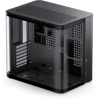 Jonsbo TK-2 2.0, Midi Tower, PC, Schwarz, ATX, ITX, Mini-ATX, Stahl, Gehärtetes Glas, 16,5 cm