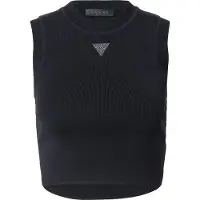 GUESS Top W4GZ34 Z3F40 Schwarz Slim Fit 75