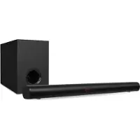 Denver DSS-7030 Soundbar mit drahtlosem Subwoofer – Bluetooth-Audio, HDMI & Optischer Anschluss, Wandmontagefähig