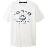 Tom Tailor T-Shirt 1037735 Weiß Regular Fit