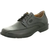 Jomos Schuhe Herren Halbschuhe Schnürschuhe Weite H Classic Neu 206202, Schuhgröße:41, Farbe:Schwarz