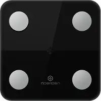 Noerden MINIMIB, Elektronische Personenwaage, 150 kg, 100 g, Schwarz, kg, lb, Quadratisch