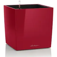 Lechuza 'Cube 40', scarlet-rot, ca. 39 x 39 x H 40 cm