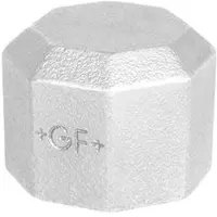 +GF+ Cap galvanized 1 1/2"