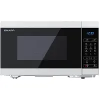 Sharp YC-MG81EW Mikrowelle mit Grill 28 Liter, digitale Steuerung, Mikrowelle: 900 W, Grill: 1100 W, 11 Leistungsstufen, ECO-Funktion, Weiß