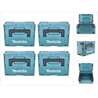 Makita MAKPAC Gr. 3 Kunststoffkoffer 395 x 295 x 215 mm 4 Stk. ( 4x 821551-8 )